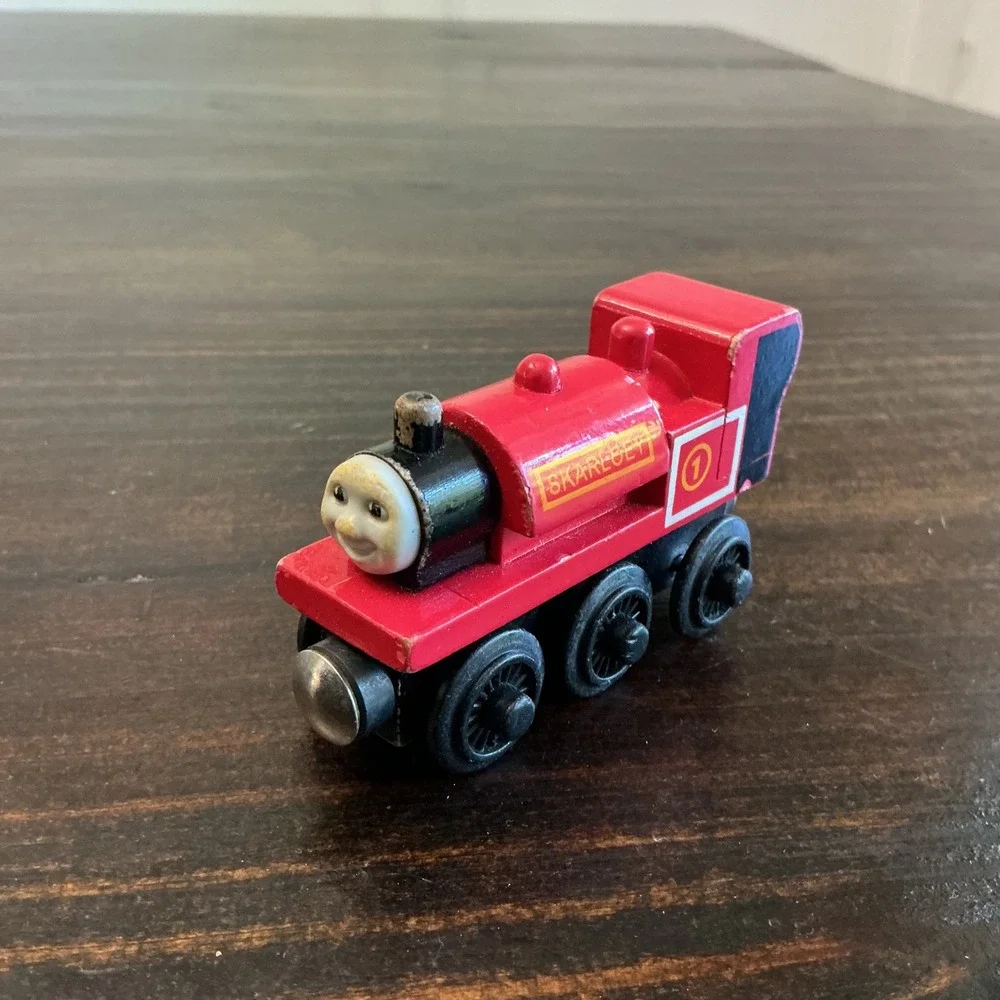 Thomas & Friends Wooden Railway Skarloey Red Engine Number 1 Train 2003